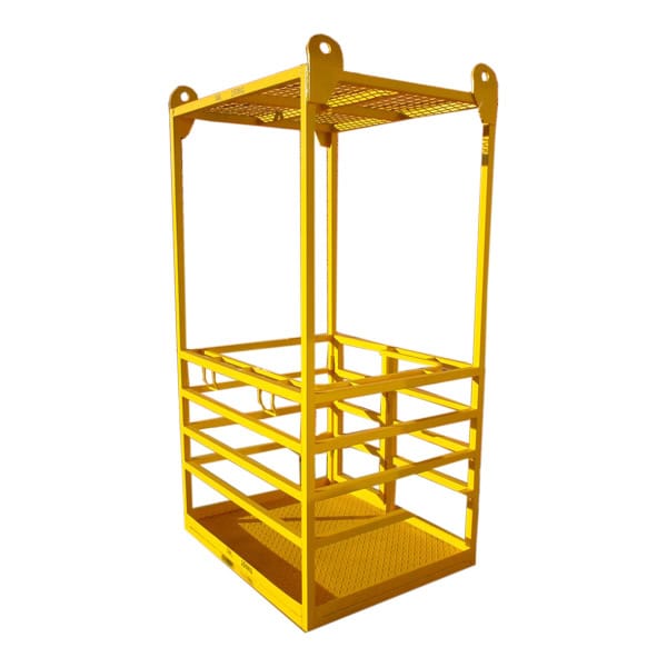 Crane Lift Man Cage with Roof - Two People