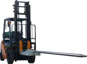 forklift carpet poles