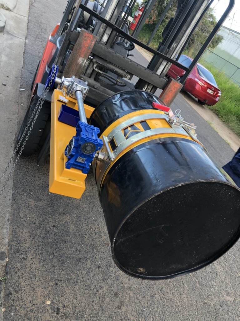 Heavy Duty Forklift Drum Rotator