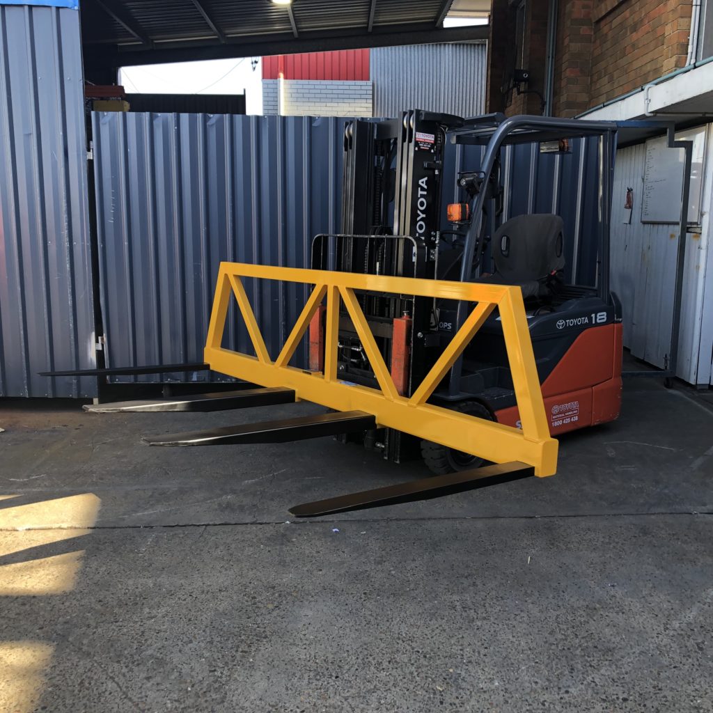 Forklift Spreader Beam (with headboard)